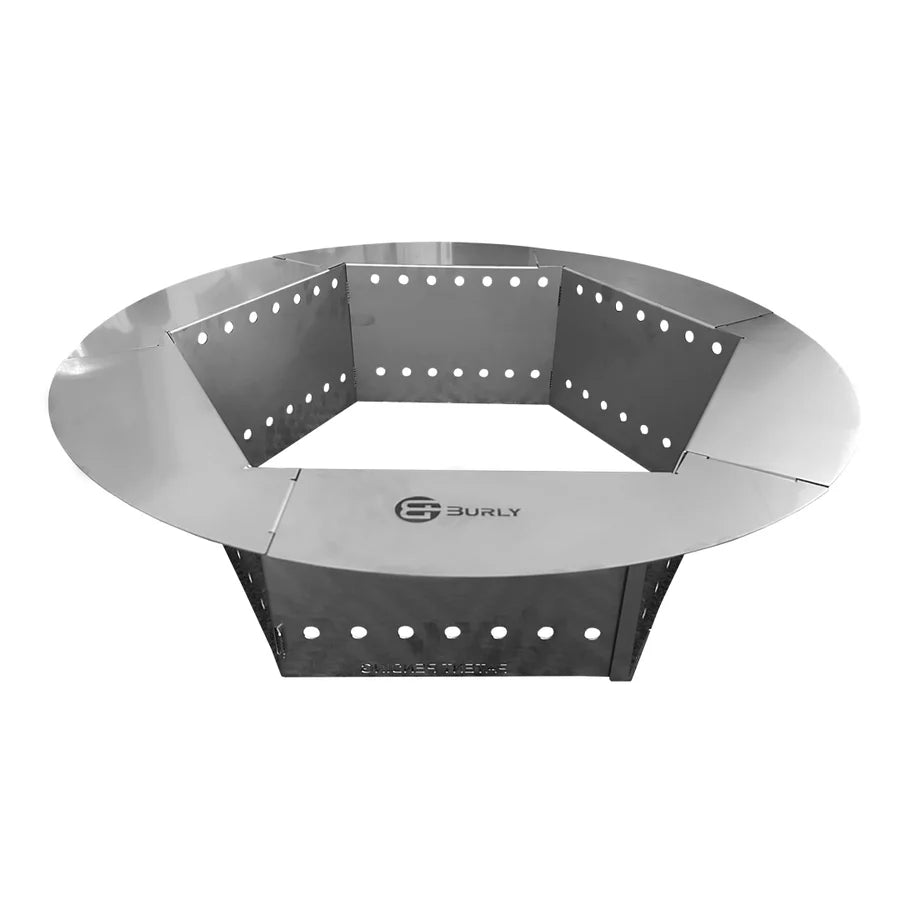 Burly Mojo 24" Hex Fire Pit Insert, Fits 27-34" Openings