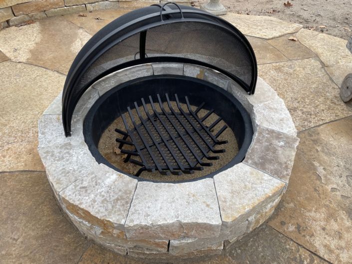Round Fire Pit Grate | Master Flame Welded Steel
