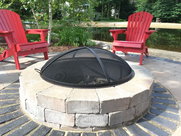 Lift Off Dome Fire Pit Screen | Master Flame Spark Guard