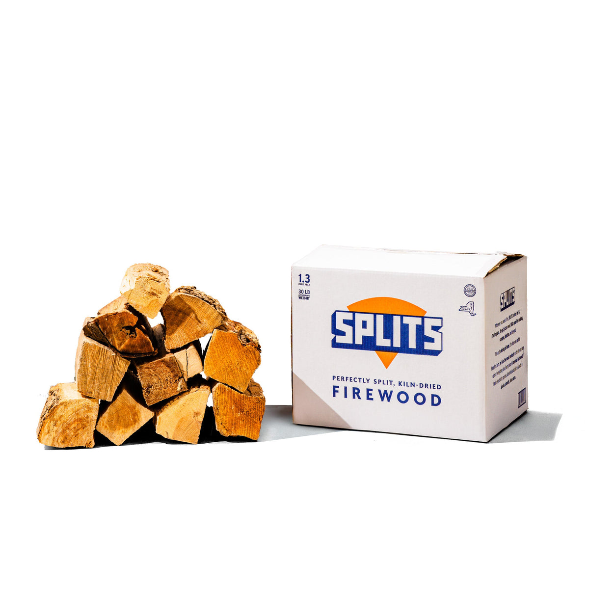 SPLITS – Perfectly Split Boxed Firewood for Cooking, BBQ, Pizza, Firepits, and More