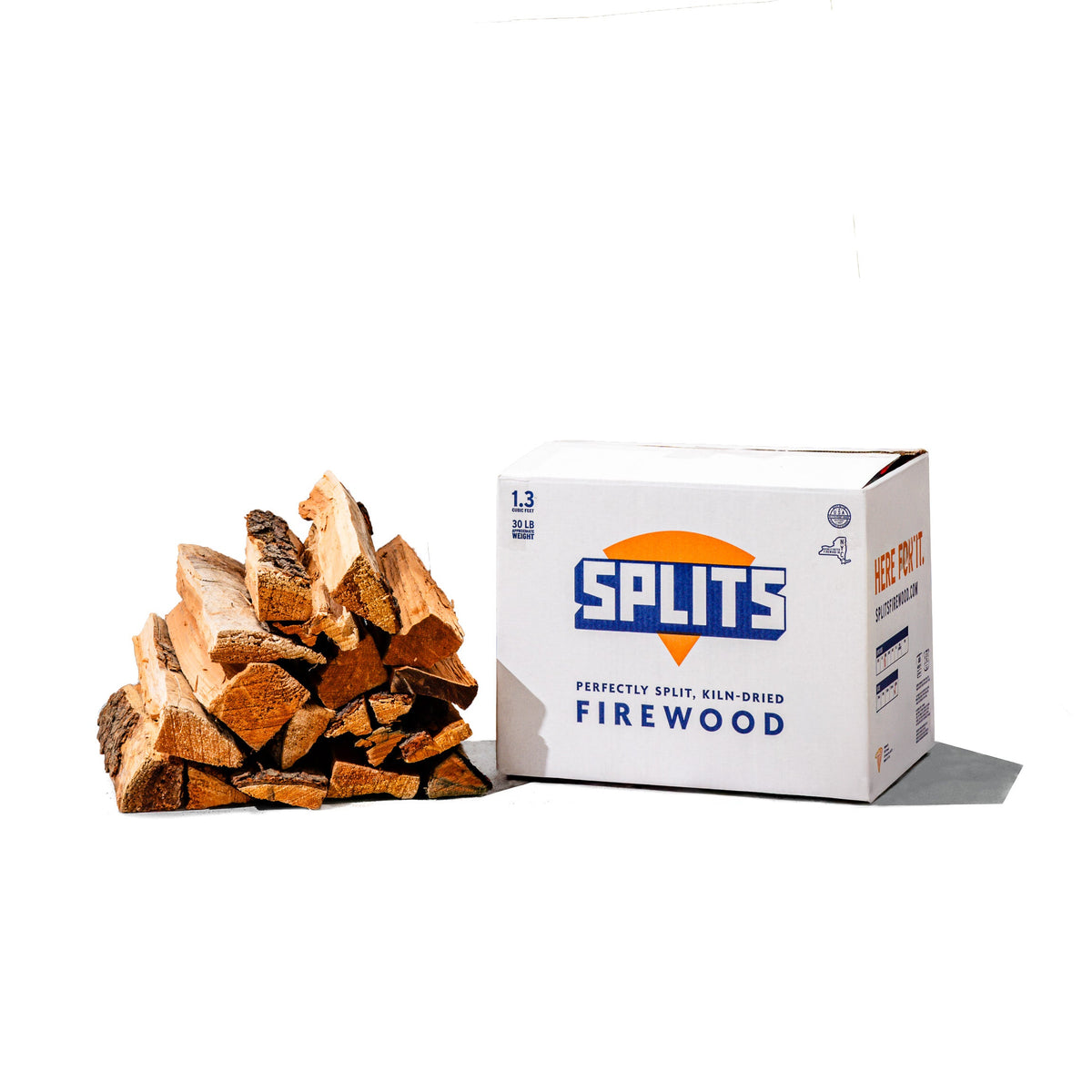 SPLITS – Perfectly Split Boxed Firewood for Cooking, BBQ, Pizza, Firepits, and More
