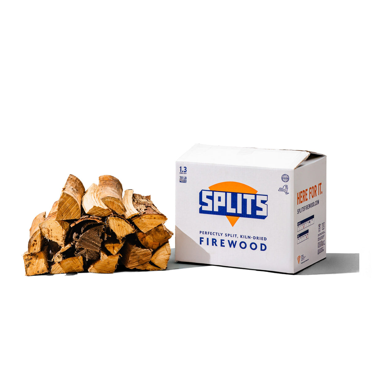 SPLITS – Perfectly Split Boxed Firewood for Cooking, BBQ, Pizza, Firepits, and More