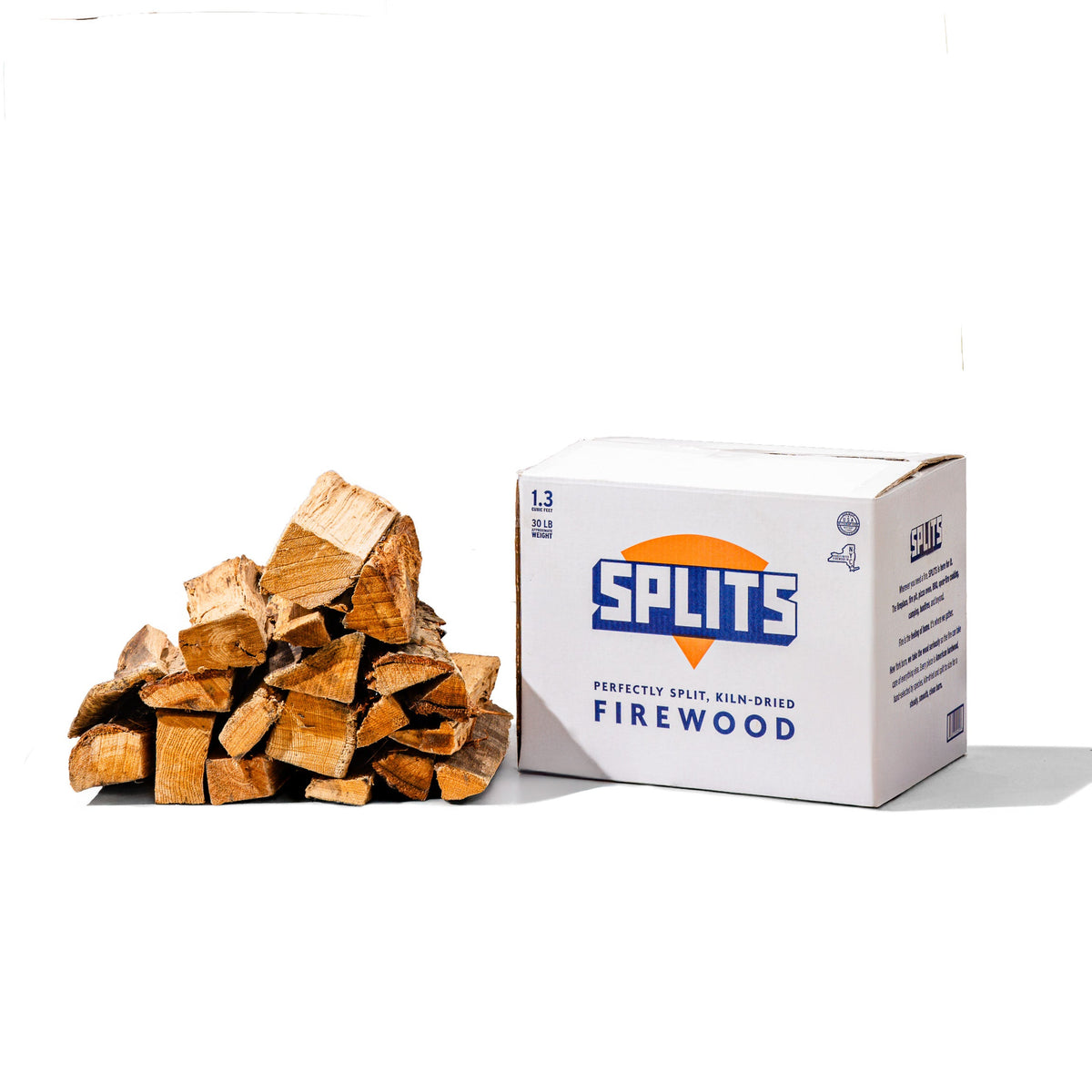 SPLITS – Perfectly Split Boxed Firewood for Cooking, BBQ, Pizza, Firepits, and More