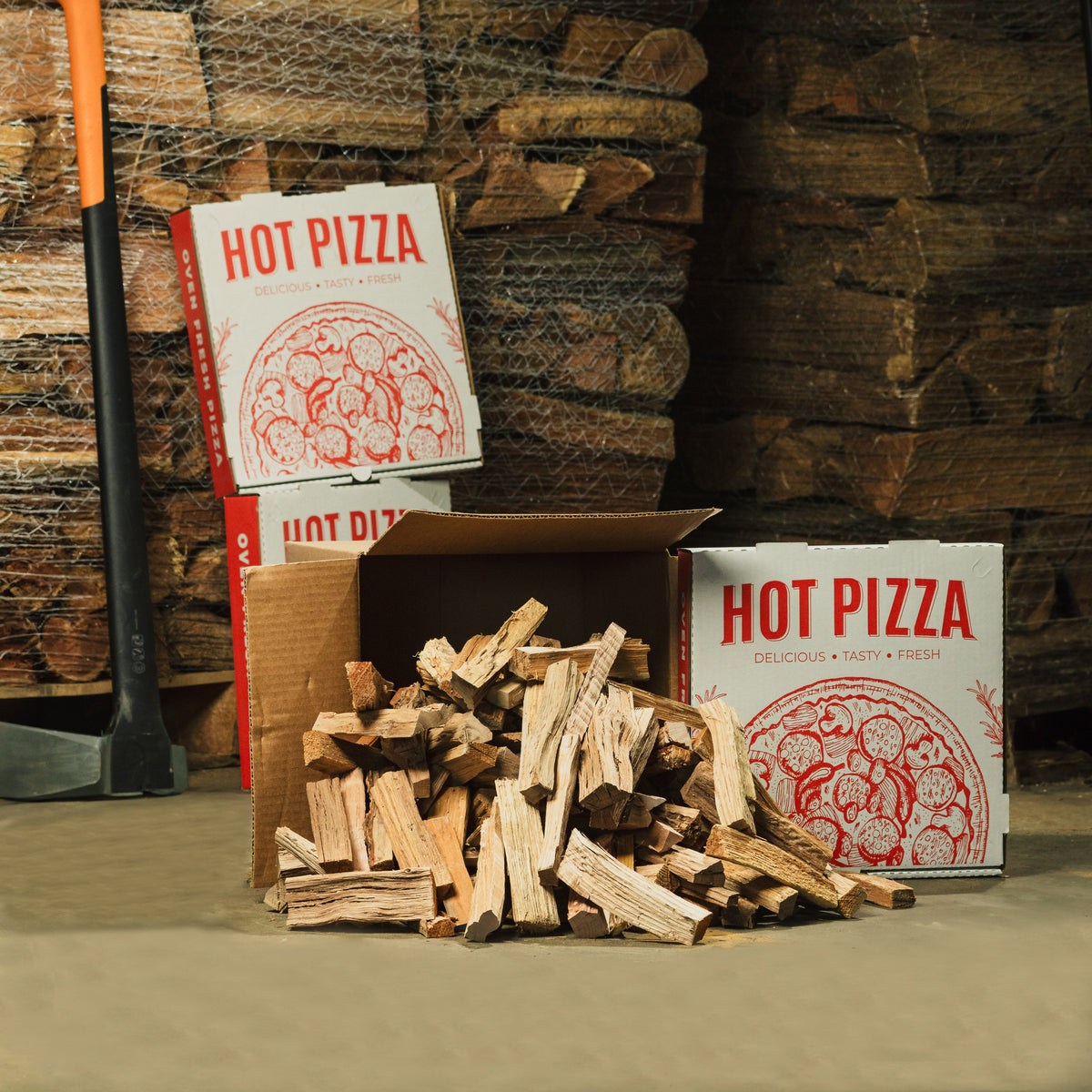 6 Inch Oak Minis - Pizza Oven & Solo Stove Firewood