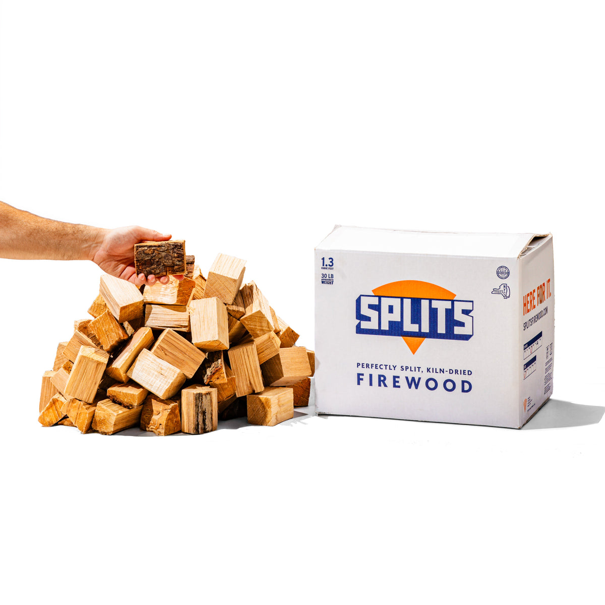 3 Inch Chunks - Smoking Wood Chunks Firewood - BIG BOX