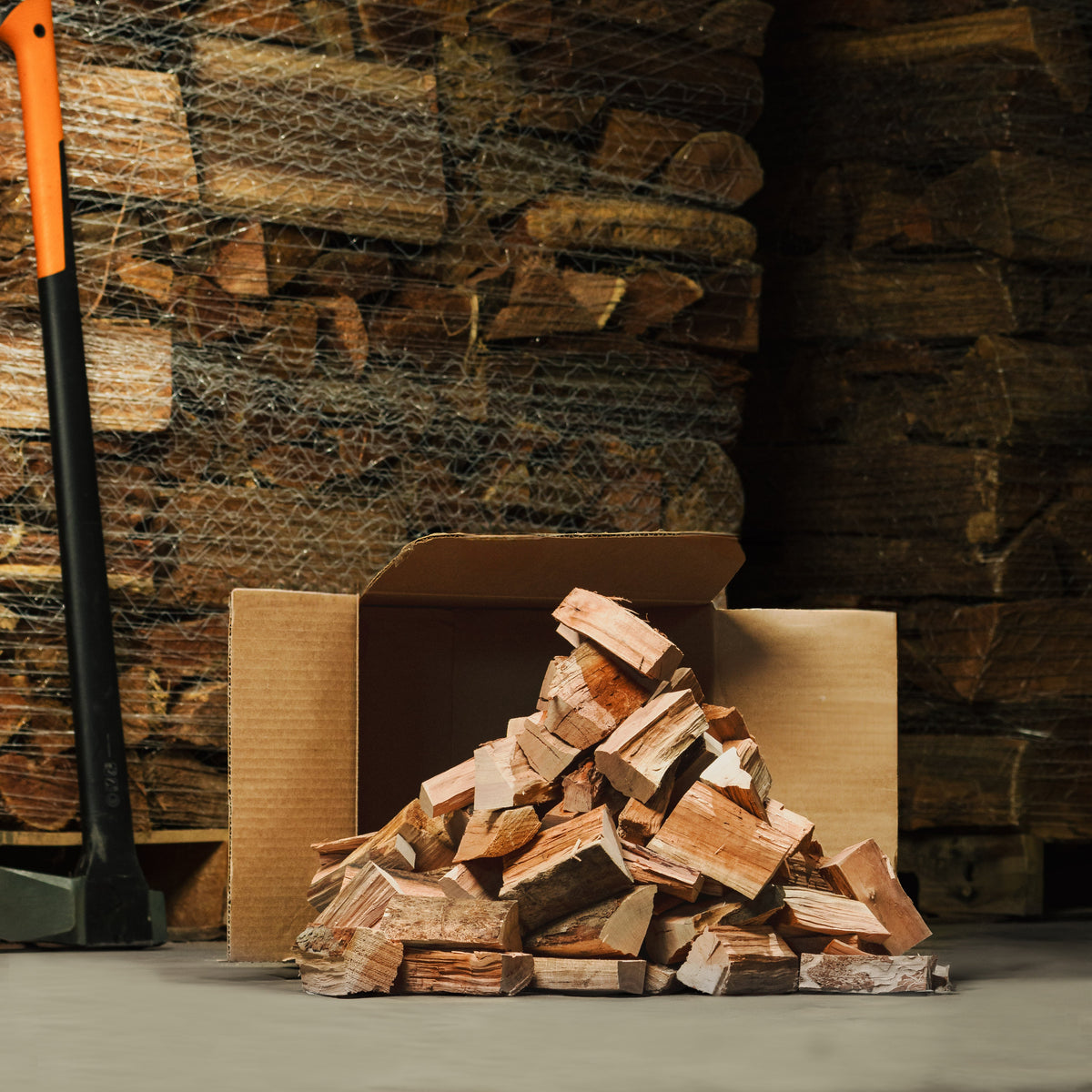 3 Inch Chunks - Smoking Wood Chunks Firewood - BIG BOX