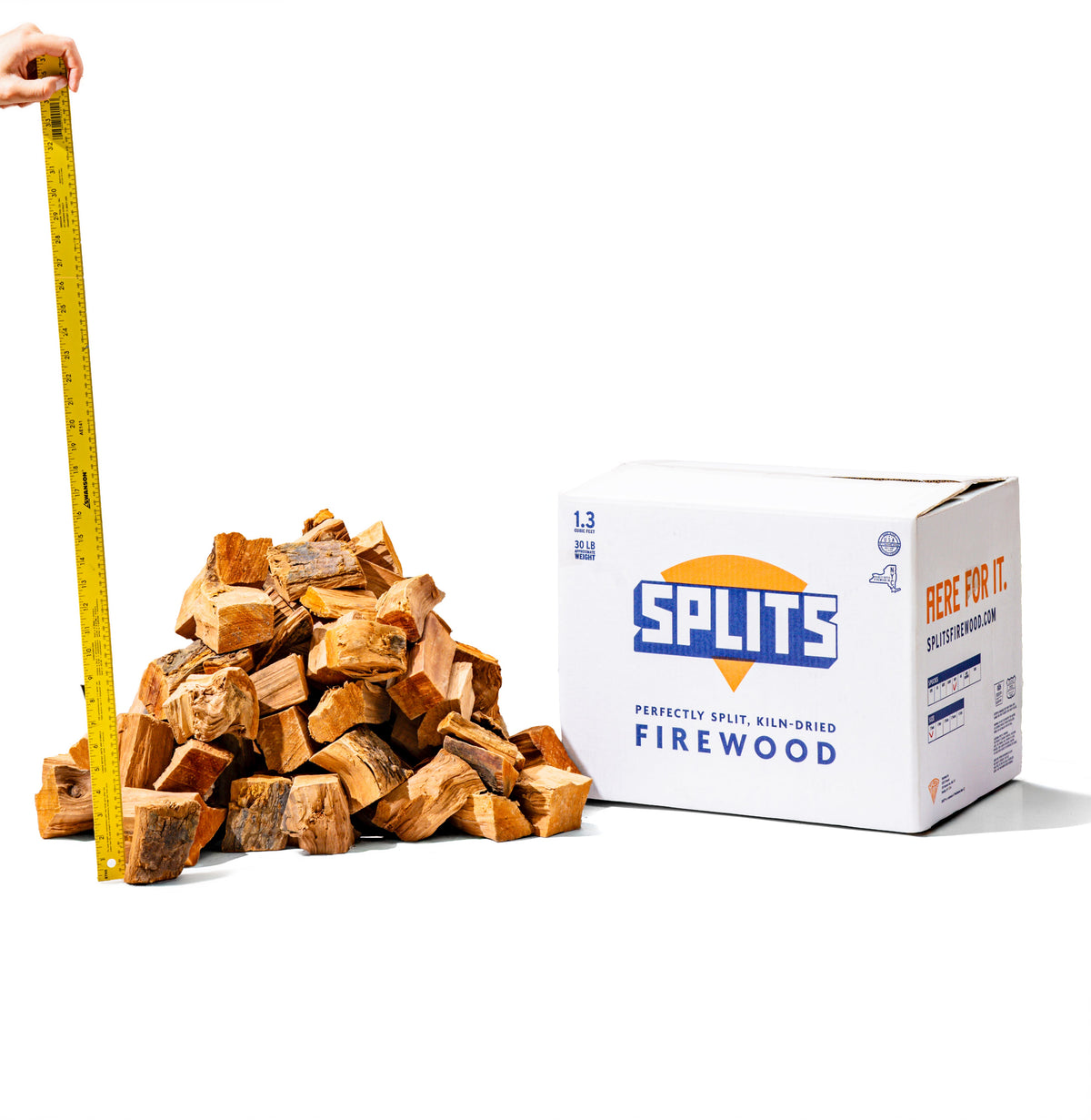 3 Inch Chunks - Smoking Wood Chunks Firewood - BIG BOX