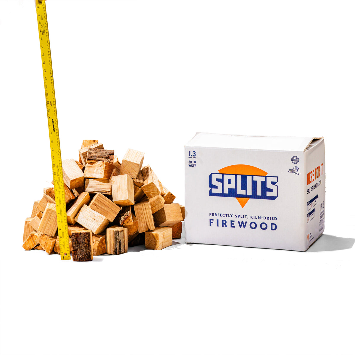 3 Inch Chunks - Smoking Wood Chunks Firewood - BIG BOX