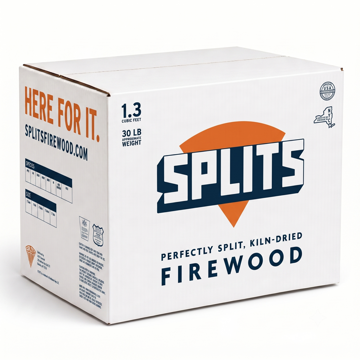 3 Inch Chunks - Smoking Wood Chunks Firewood - BIG BOX