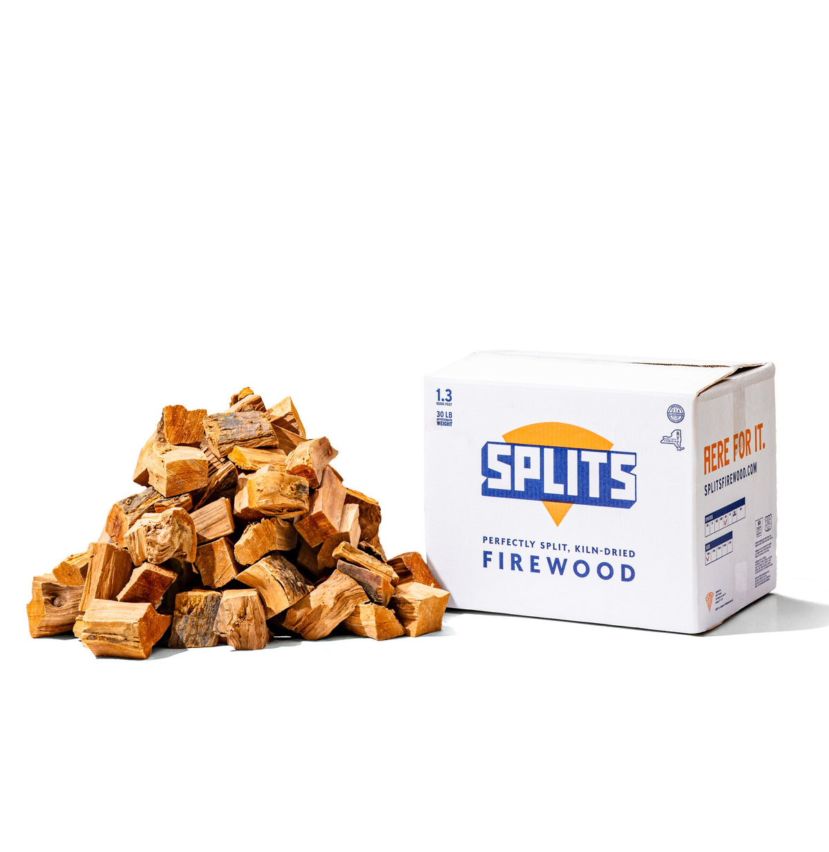 3 Inch Chunks - Smoking Wood Chunks Firewood - BIG BOX
