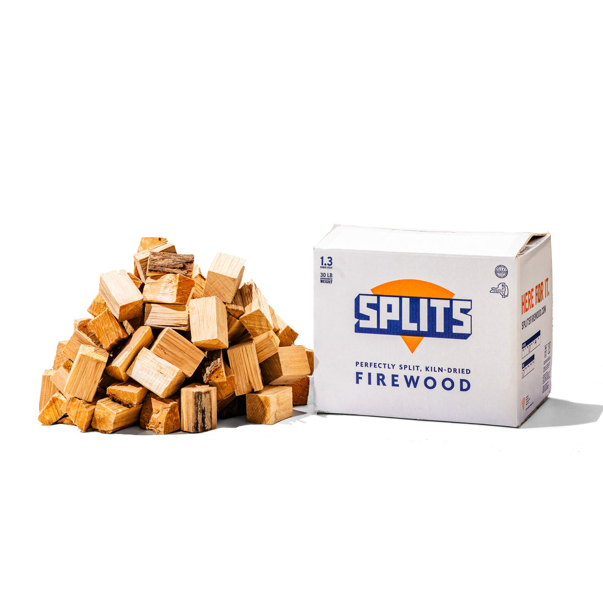 3 Inch Chunks - Smoking Wood Chunks Firewood - BIG BOX