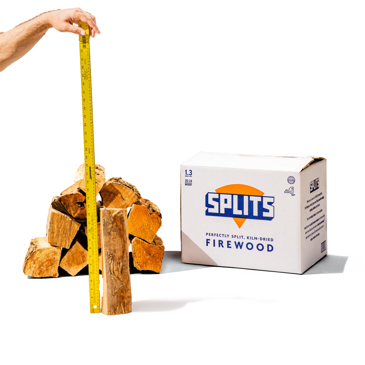 SPLITS – Perfectly Split Boxed Firewood for Cooking, BBQ, Pizza, Firepits, and More