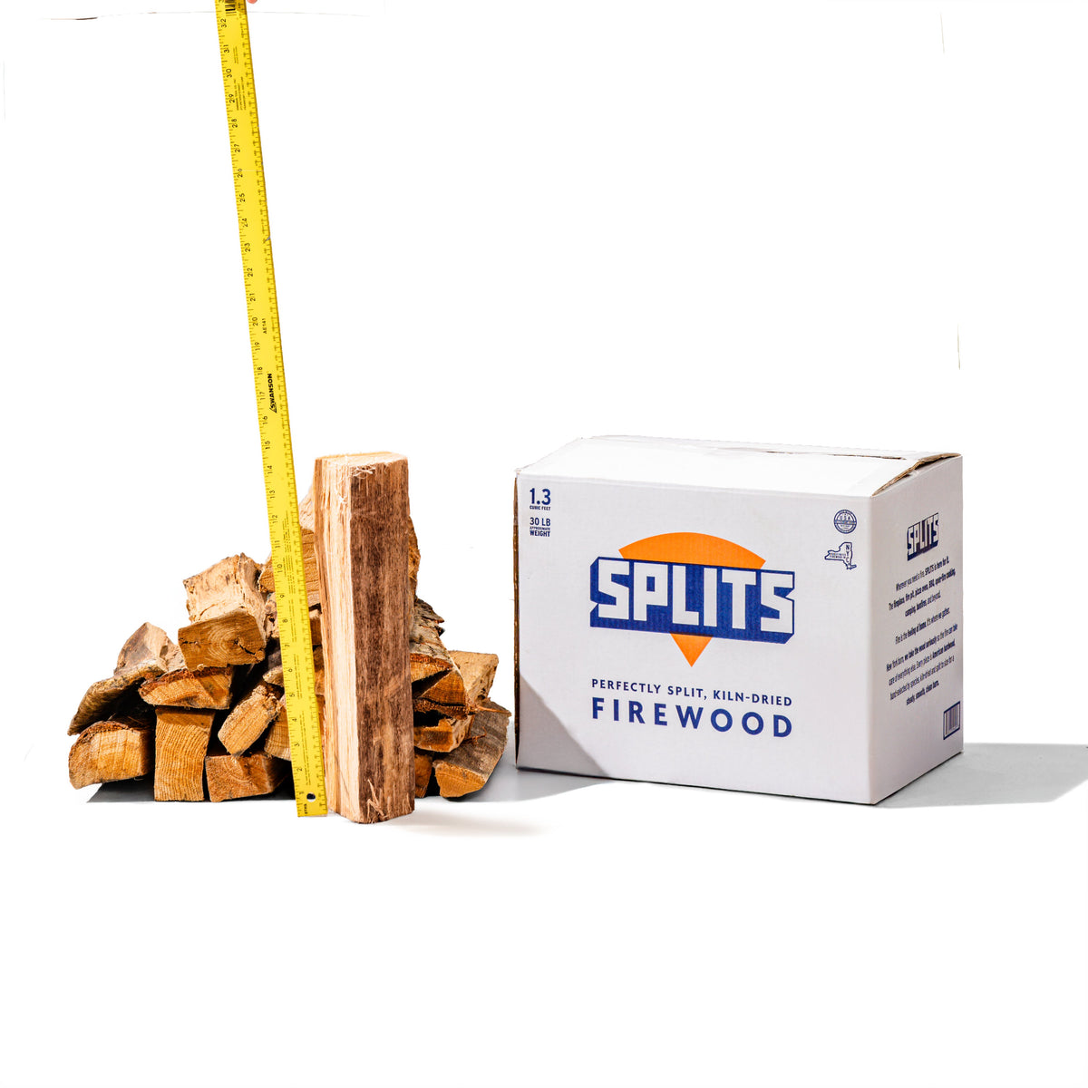 SPLITS – Perfectly Split Boxed Firewood for Cooking, BBQ, Pizza, Firepits, and More