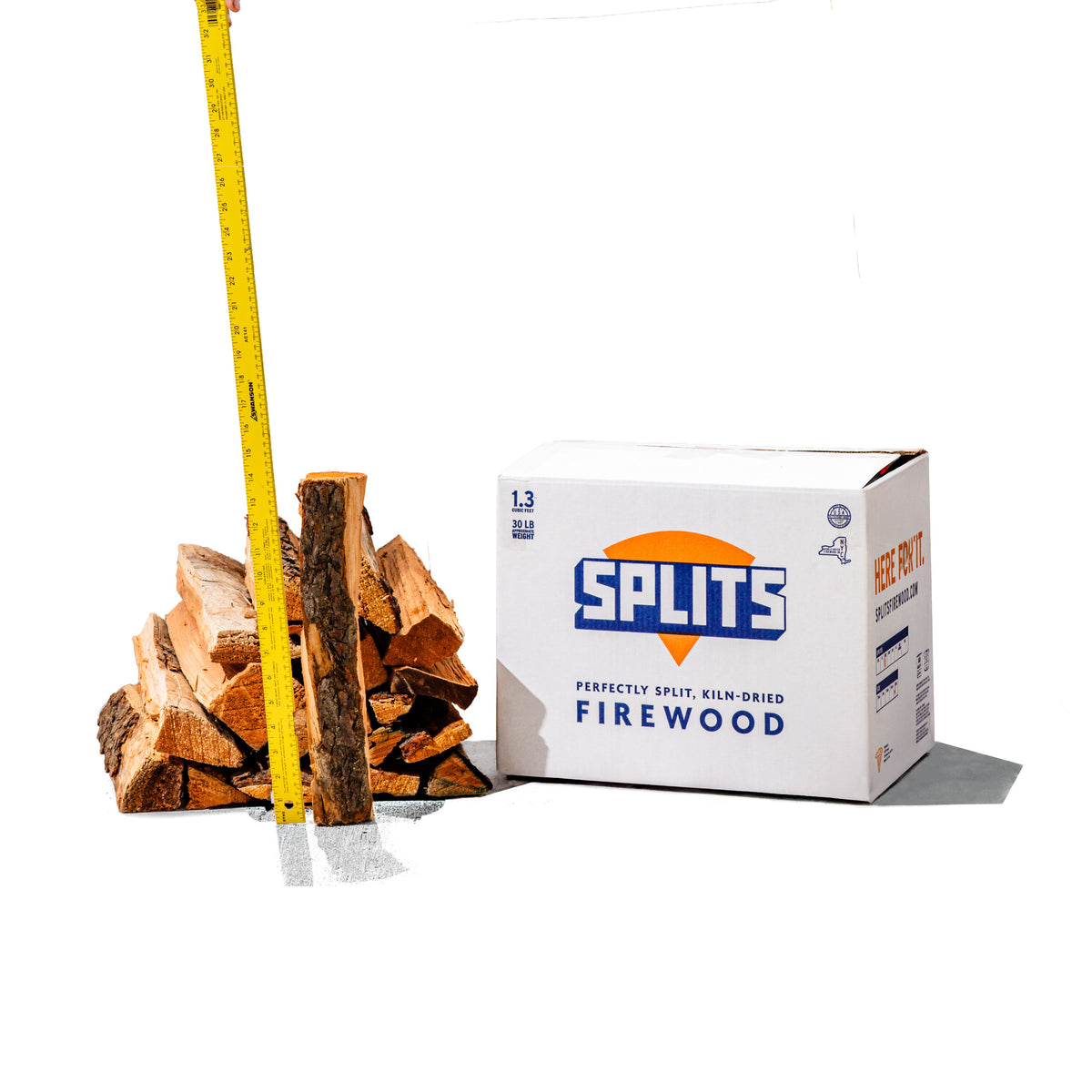 SPLITS – Perfectly Split Boxed Firewood for Cooking, BBQ, Pizza, Firepits, and More